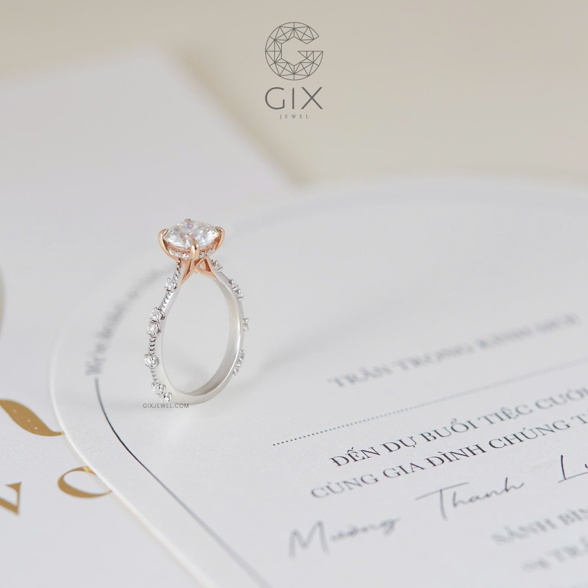  Nhẫn cầu hôn vàng 10k Loyal Grace | Gix Jewel 