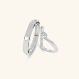  Nhẫn cặp bạc thiết kế riêng - GCR25050269 | Gix Jewel 