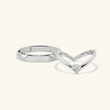  Nhẫn cặp bạc thiết kế riêng - GCR25050269 | Gix Jewel 