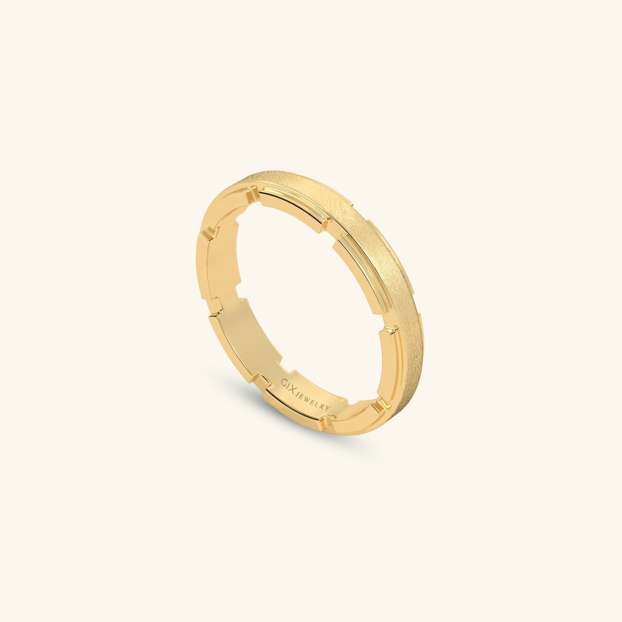  Nhẫn cưới vàng 14k thiết kế riêng - GCR25050270 | Gix Jewel 