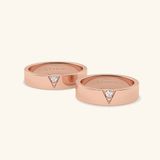  Nhẫn cưới vàng 10k thiết kế riêng - GCR25050268 | Gix Jewel 