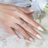  Nhẫn cầu hôn vàng 10k Oval Dream | Gix Jewel 