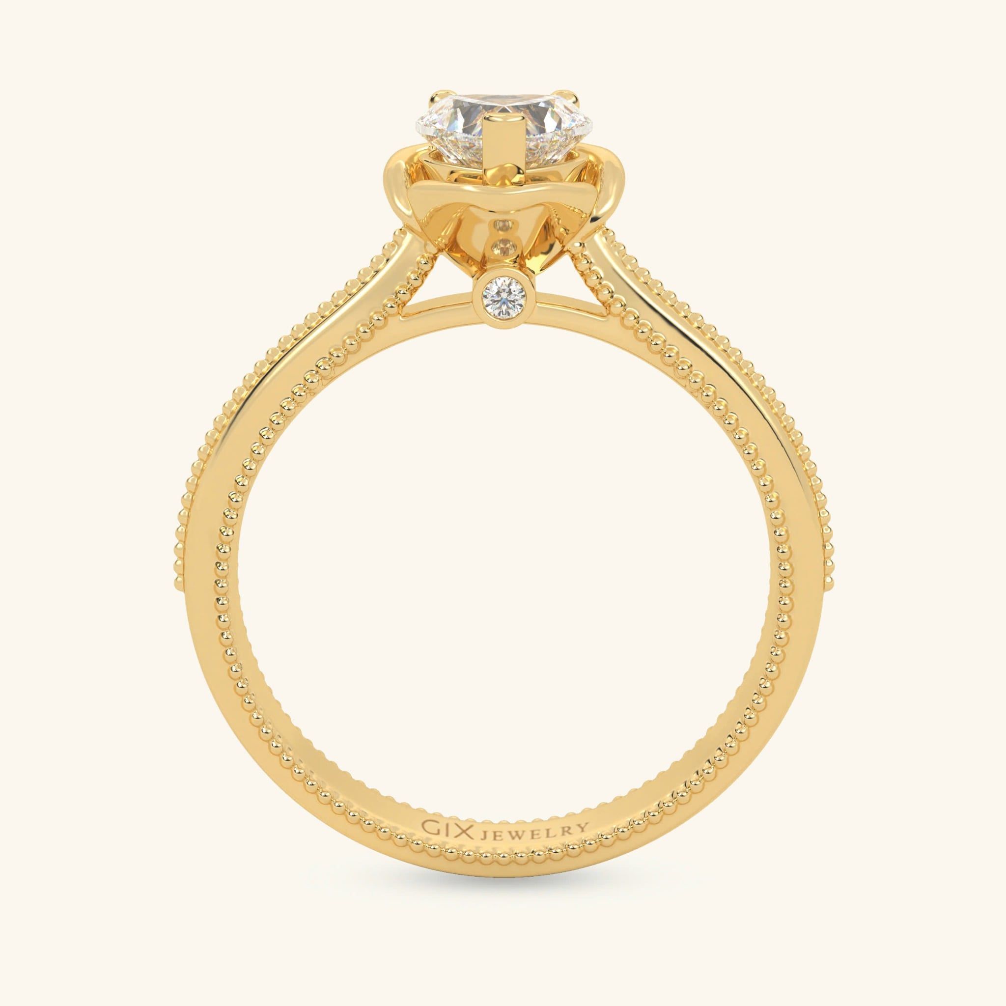  Nhẫn đính hôn bạc Soft Love | Gix Jewel 