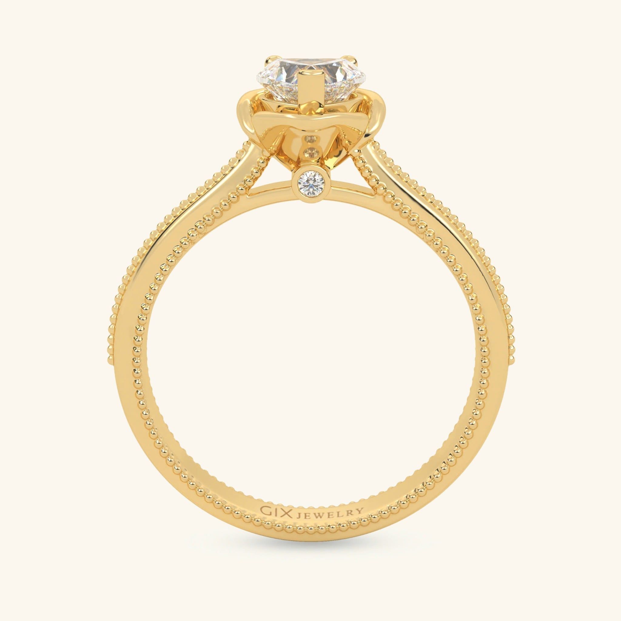  Nhẫn đính hôn vàng 14k Soft Love | Gix Jewel 