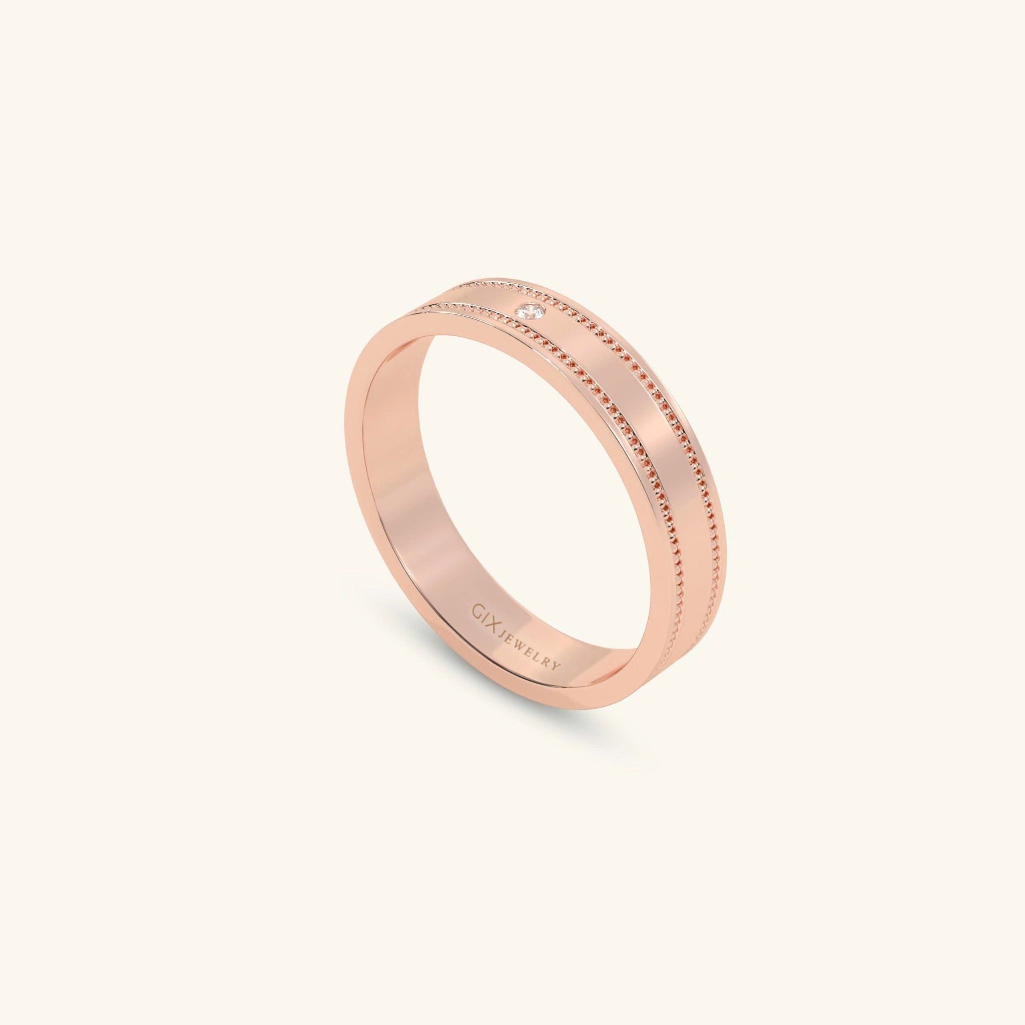  Nhẫn cưới cặp bạc thiết kế riêng - GCR25050205 | Gix Jewel 