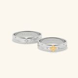  Nhẫn cưới vàng 10k thiết kế riêng - GCR25050292 | Gix Jewel 