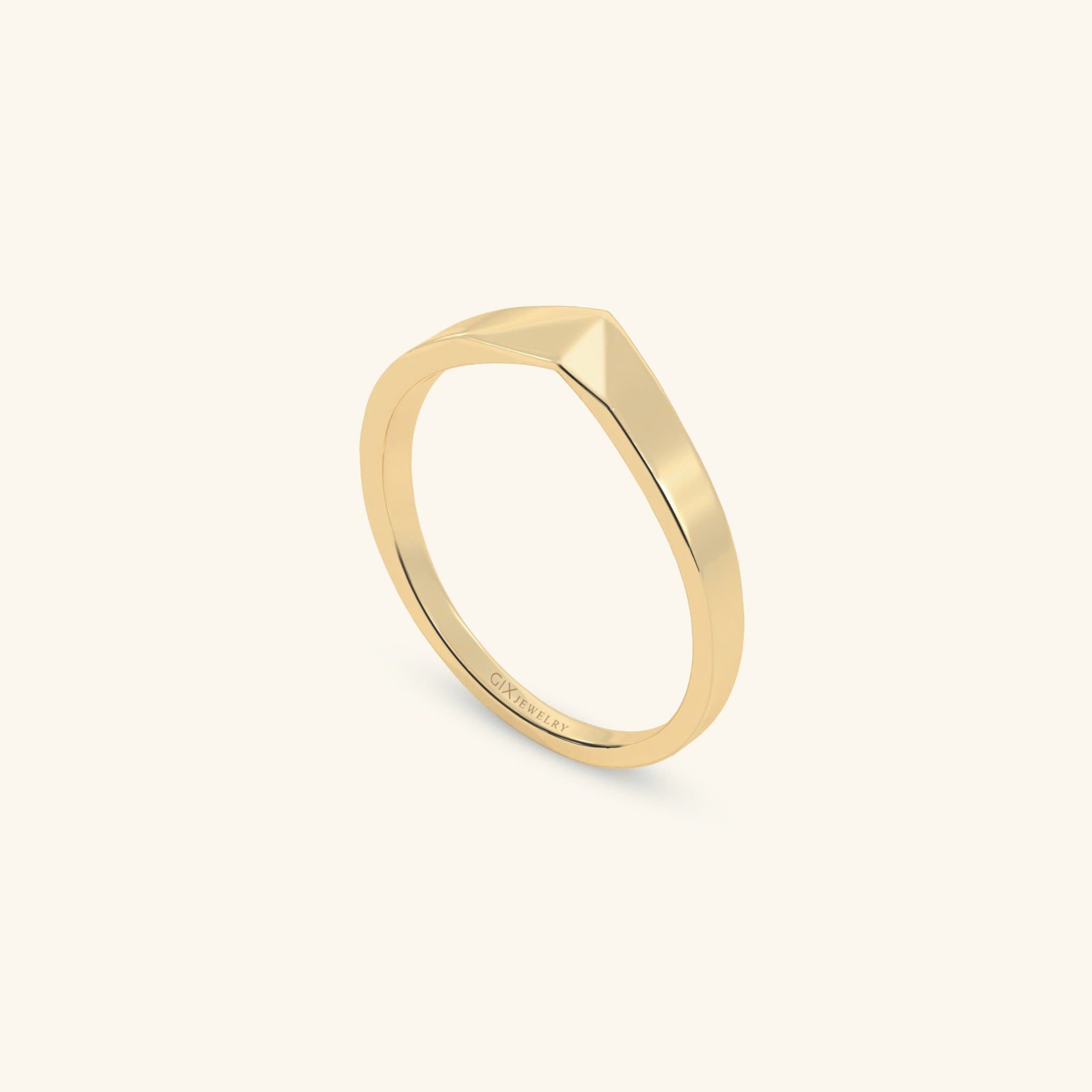  Nhẫn cưới vàng 10k thiết kế riêng - GCR25050158 | Gix Jewel 