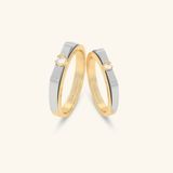  Nhẫn cưới cặp bạc thiết kế riêng - GCR25050231 | Gix Jewel 