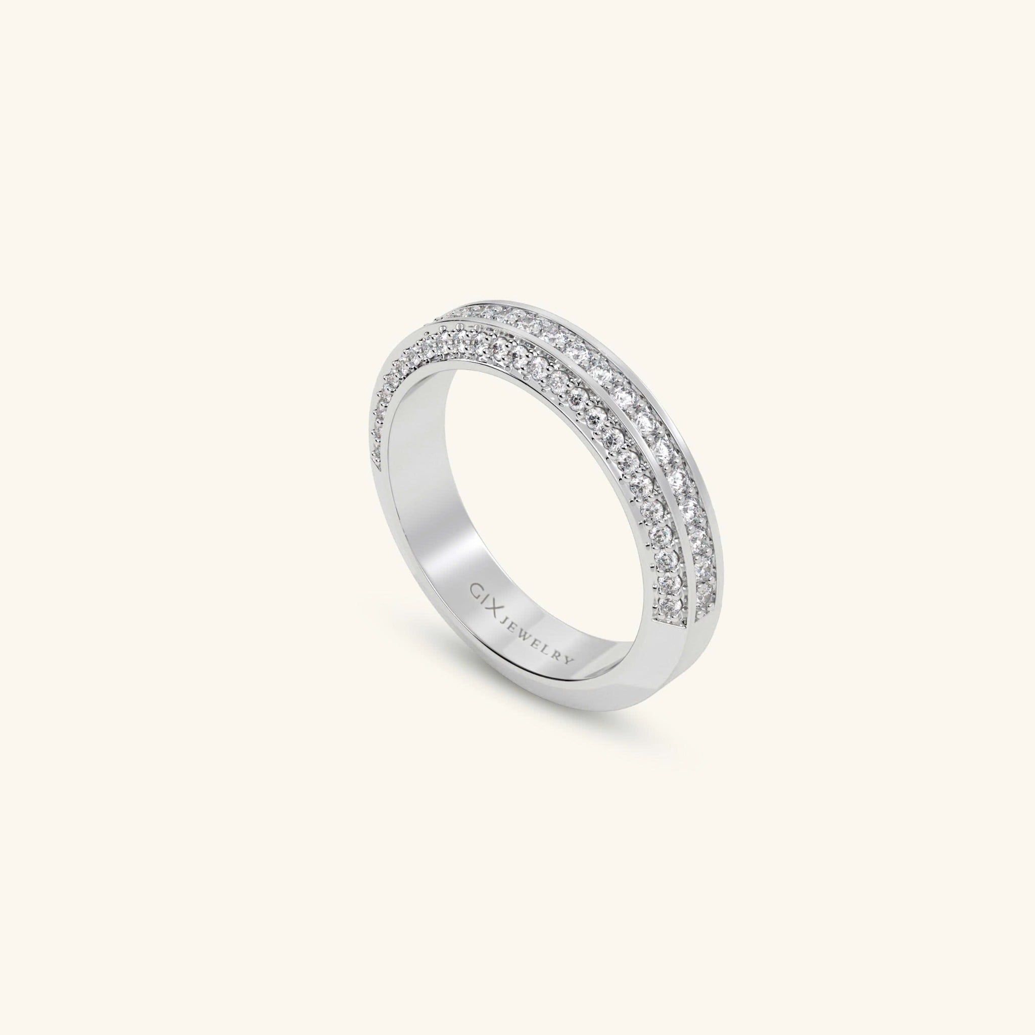  Nhẫn cưới cặp bạc thiết kế riêng - GCR25050207 | Gix Jewel 