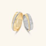  Nhẫn cưới vàng 18k thiết kế riêng - GCR25050233 | Gix Jewel 