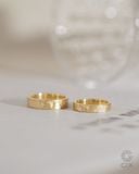  Nhẫn cặp Miles & Hearts bạc & vàng 18k thiết kế hình bản đồ thế giới Gix Jewel 