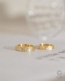  Nhẫn cặp Miles & Hearts bạc & vàng 18k thiết kế hình bản đồ thế giới Gix Jewel 