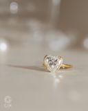  Nhẫn vàng nữ đẹp đá Moissanite trái tim - Big Heated | Gix Jewel 