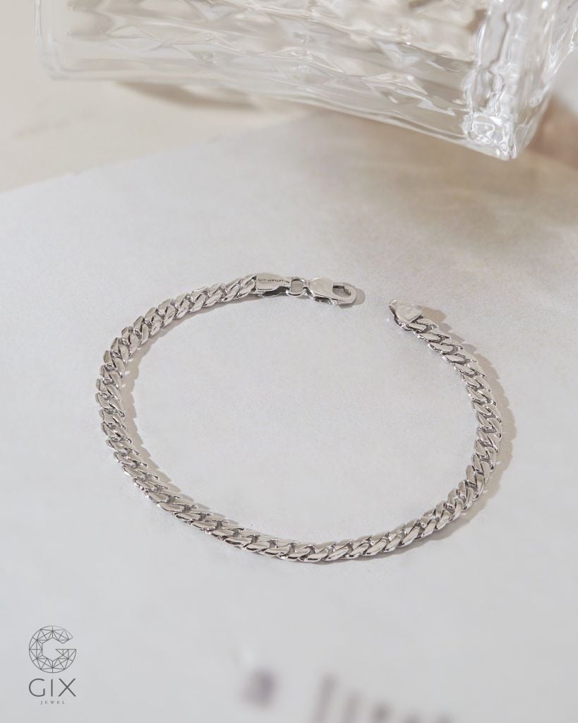  Vòng tay nam Curban bạc 925 đẹp đeo cá tính Gix Jewel 
