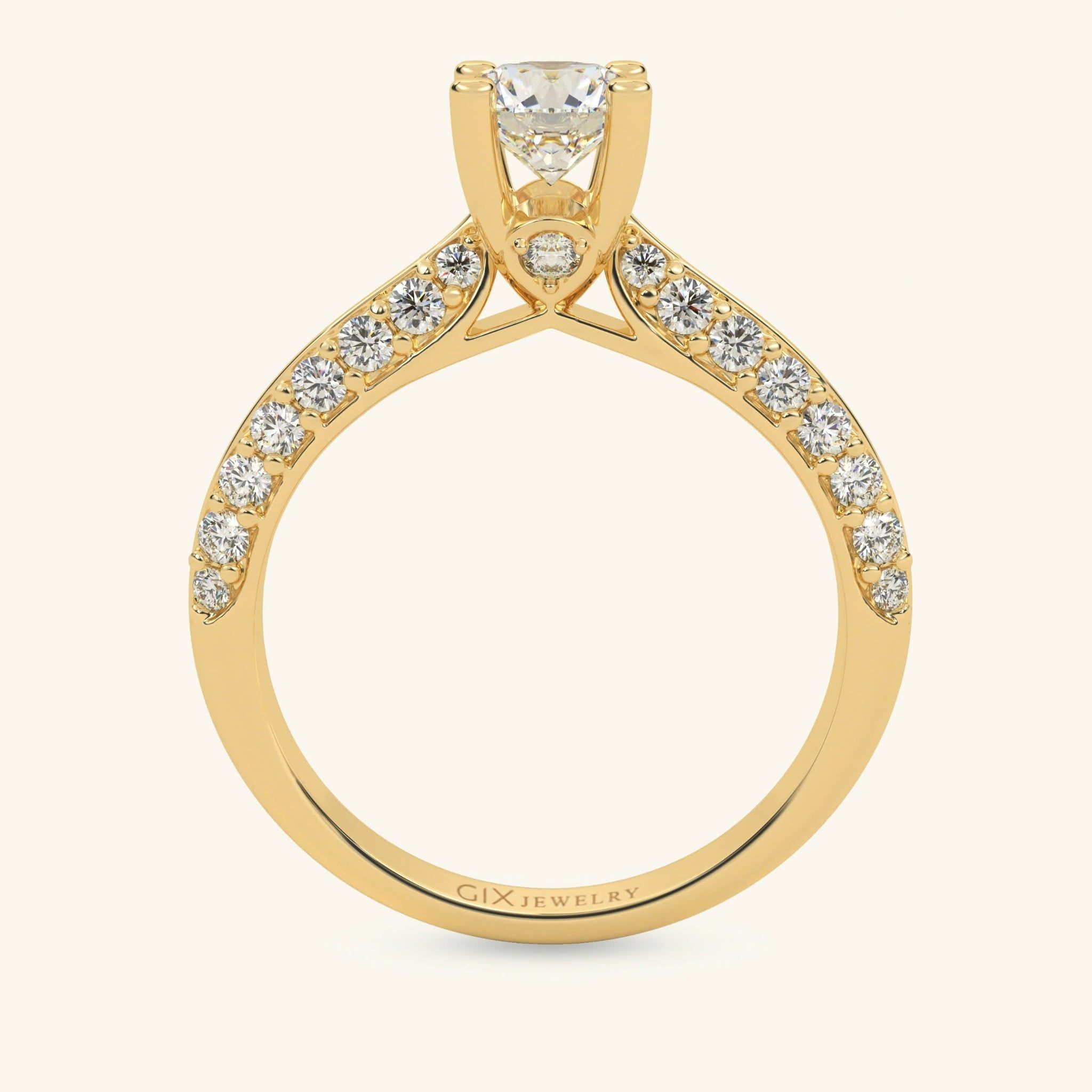  Nhẫn cầu hôn vàng 10k Steel Love | Gix Jewel 