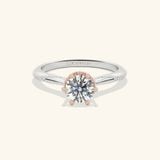  Nhẫn cầu hôn vàng 18k Dual Heart | Gix Jewelry 