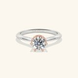  Nhẫn cầu hôn bạc Dual Heart | Gix Jewelry 