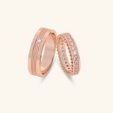  Nhẫn cưới cặp bạc thiết kế riêng - GCR25050226 | Gix Jewel 