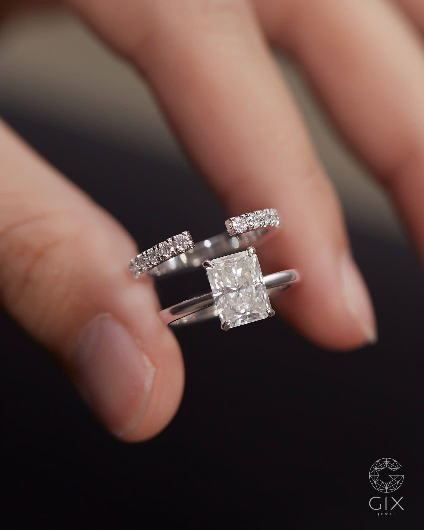  Nhẫn cầu hôn vàng 18k GCH25050167 | Gix Jewel 