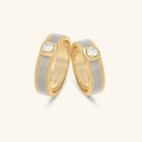  Nhẫn cưới cặp bạc thiết kế riêng - GCR25050194 | Gix Jewel 