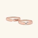  Nhẫn cưới vàng 10k thiết kế riêng - GCR25050161 | Gix Jewel 