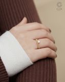  Nhẫn ghép set vàng 18k & bạc đẹp cho nữ đính đá cao cấp | Gix Jewel 