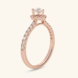  Nhẫn cầu hôn vàng 14k Shining Heart | Gix Jewel 