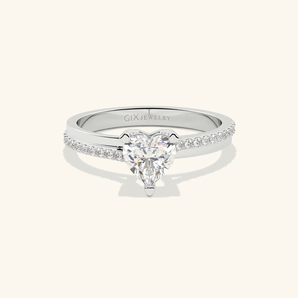 Nhẫn cầu hôn vàng 10k Pink Promise | Gix Jewel