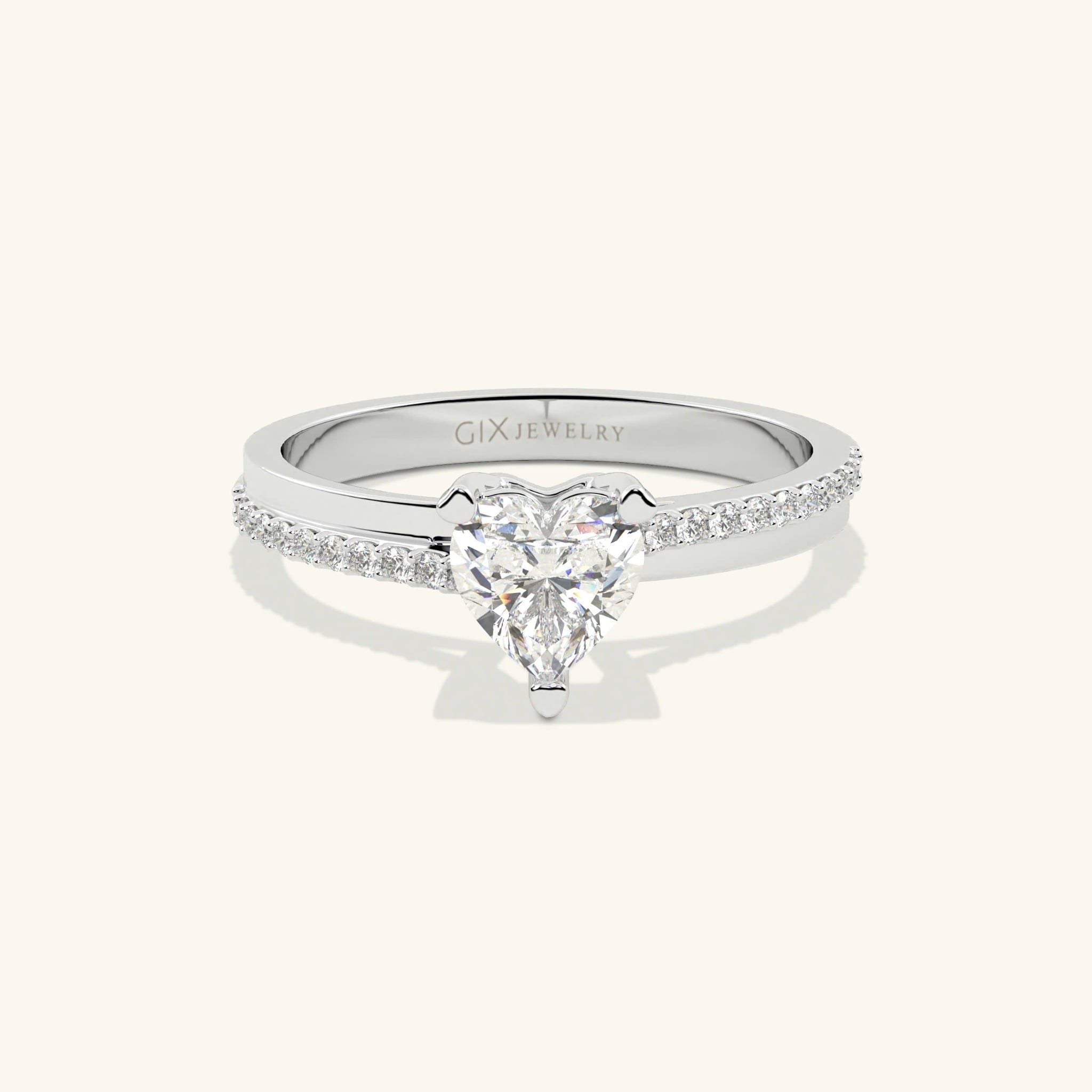  Nhẫn cầu hôn vàng 10k Pink Promise | Gix Jewel 