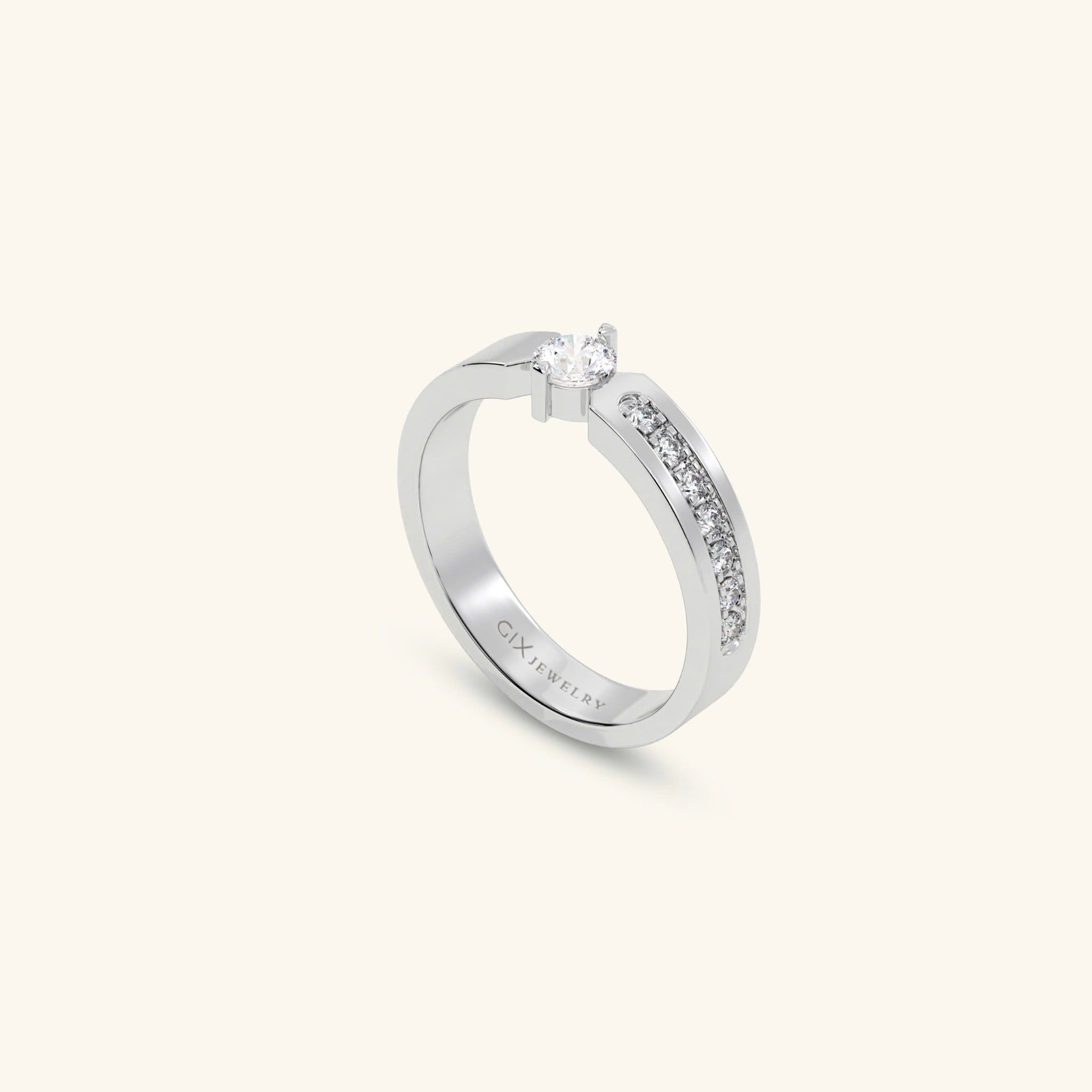  Nhẫn cưới vàng 14k thiết kế riêng - GCR25050246 | Gix Jewel 