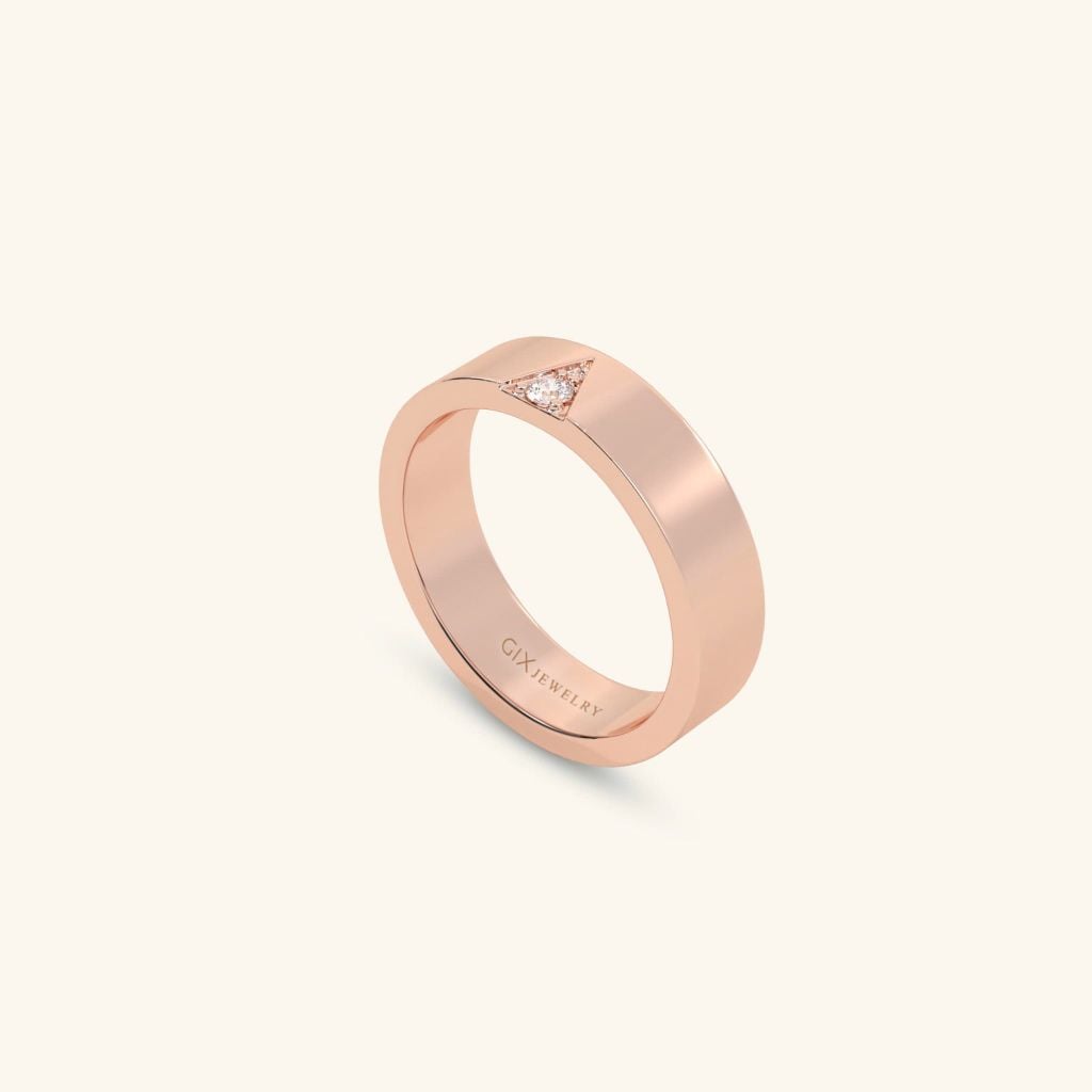 Nhẫn cưới vàng 18k thiết kế riêng - GCR25050268 | Gix Jewel