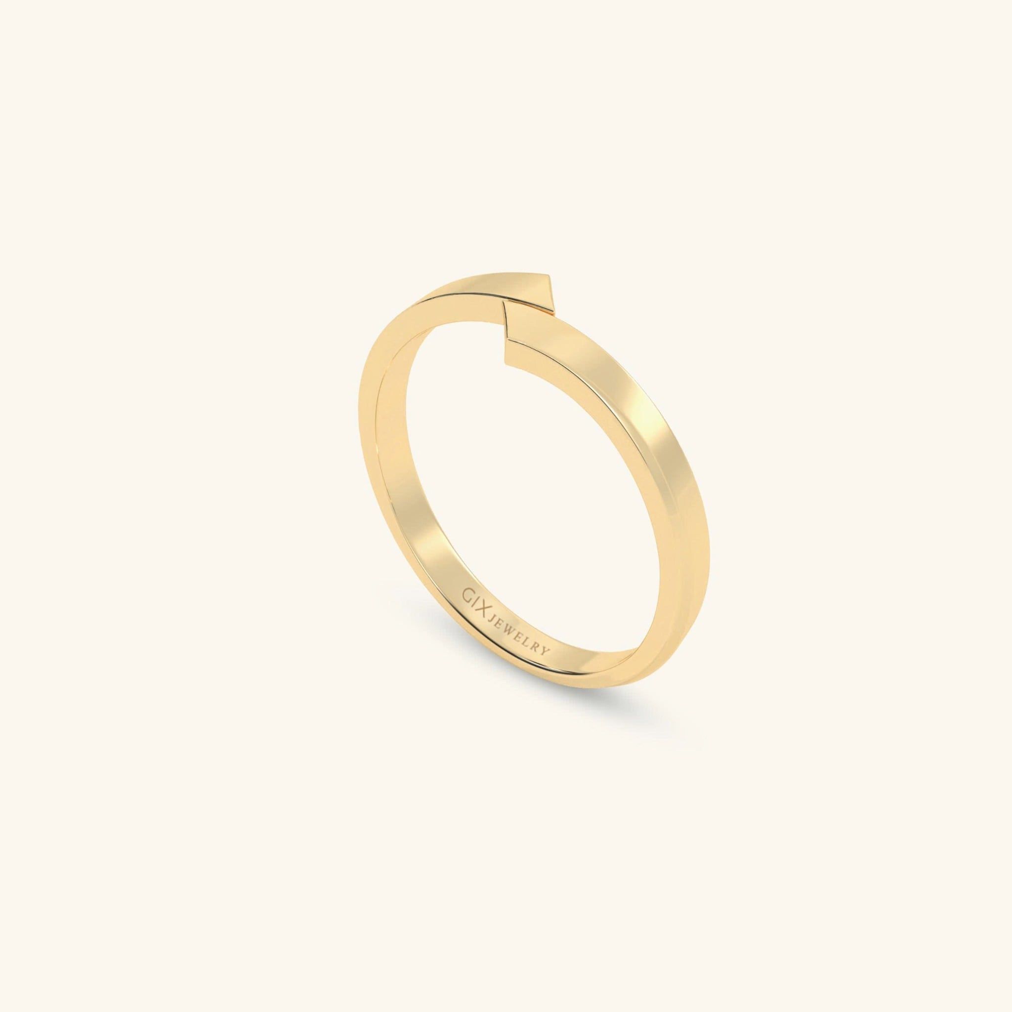  Nhẫn cưới vàng 14k thiết kế riêng - GCR25050225 | Gix Jewel 