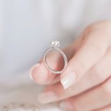  Nhẫn cầu hôn vàng 14k Sweet Fern | Gixjewel 