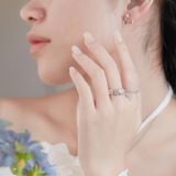  Nhẫn đính hôn bạc Honey Lace | Gix Jewel 