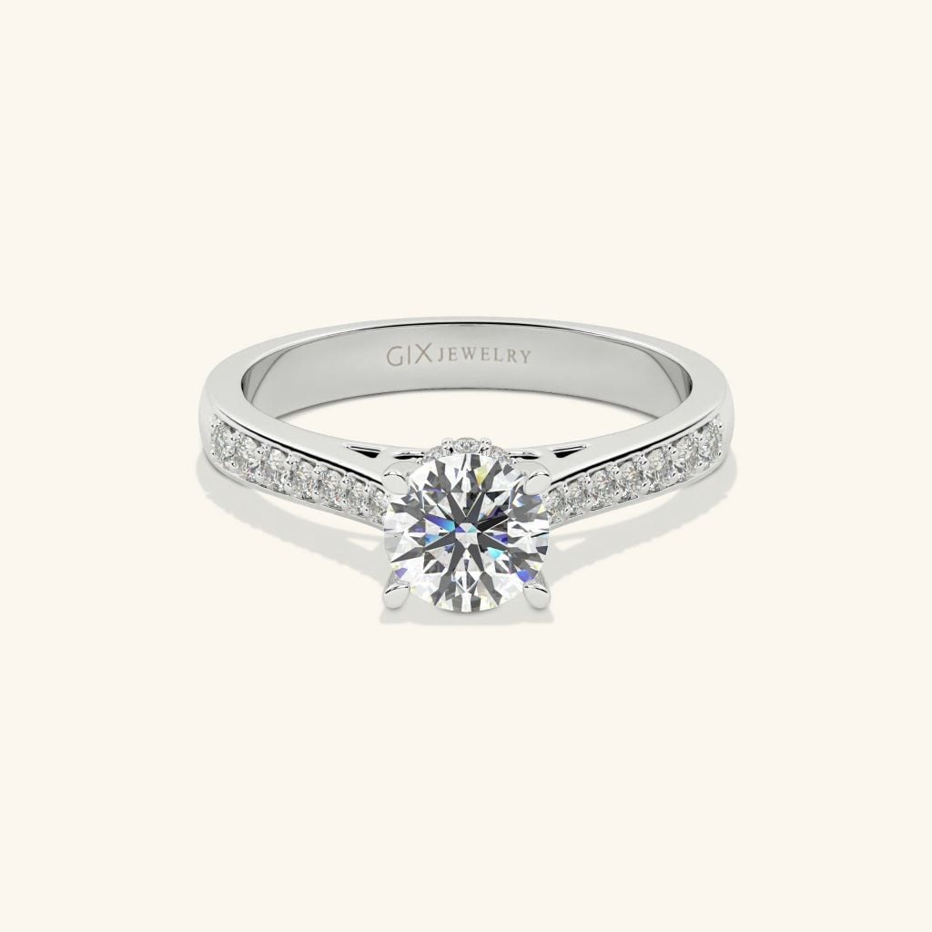 Nhẫn cầu hôn vàng 10k Flowing Bond | Gix Jewelry