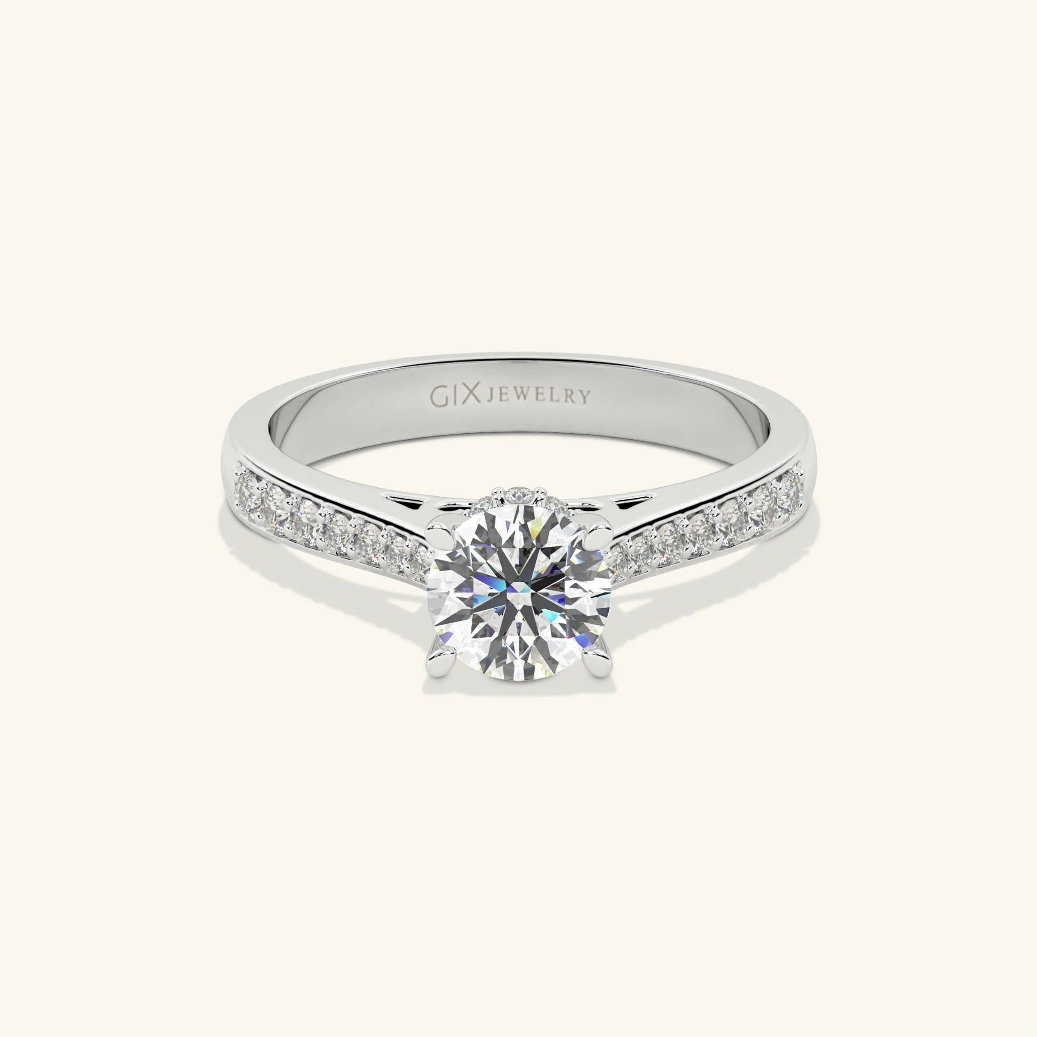  Nhẫn cầu hôn bạc Flowing Bond | Gix Jewelry 