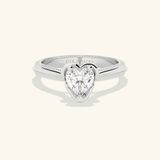  Nhẫn đính hôn bạc Soft Love | Gix Jewel 