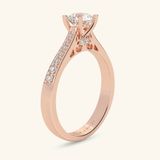  Nhẫn cầu hôn bạc Flowing Bond | Gix Jewelry 