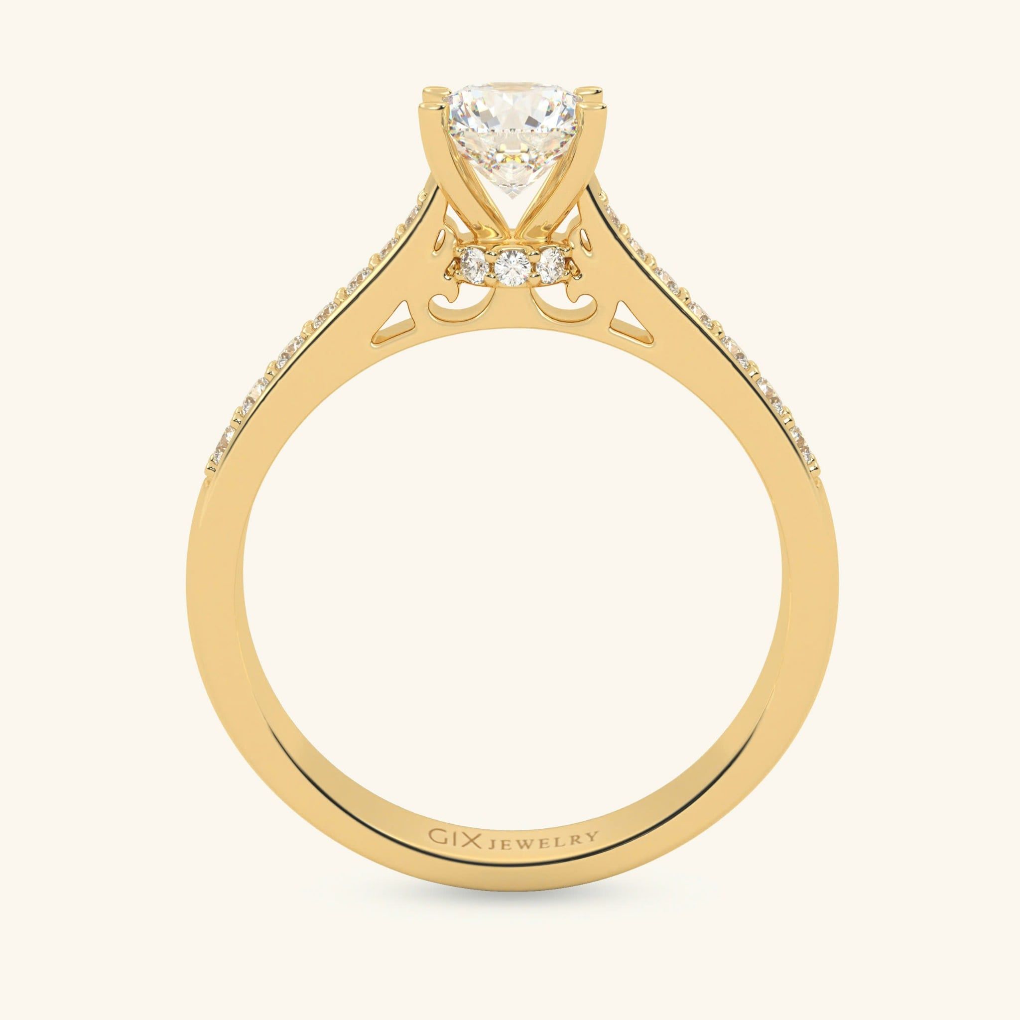 Nhẫn cầu hôn bạc Flowing Bond | Gix Jewelry 