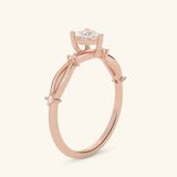  Nhẫn cầu hôn bạc Spiral Love | Gix Jewel 