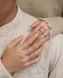  Nhẫn cưới trái tim vàng 18k thiết kế đẹp kim cương cao cấp sang trọng Gix Jewelry 