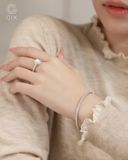  Vòng tay kim cương vàng 18k & bạc đẹp Gix Jewel 