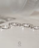  Nhẫn Cưới Vàng 14K Đơn Giản Sang Trọng Khắc Chữ Gix Jewel - GCR25050132 