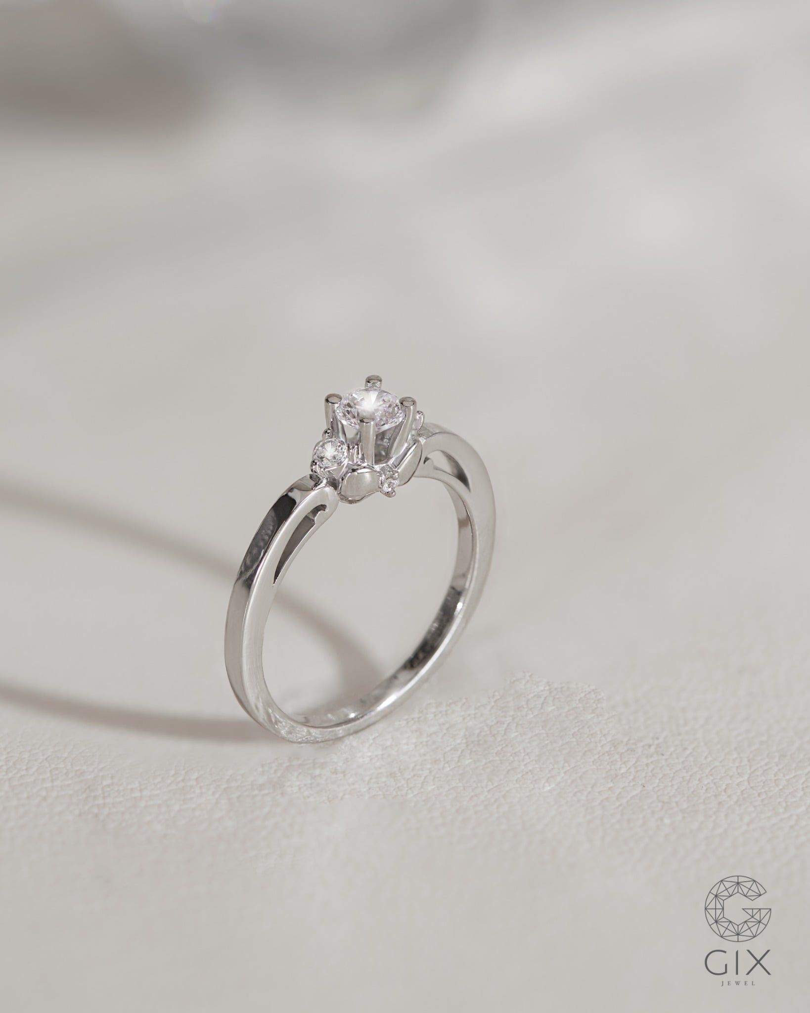  Nhẫn cầu hôn vàng 14k Bow Promise | Gix Jewel 