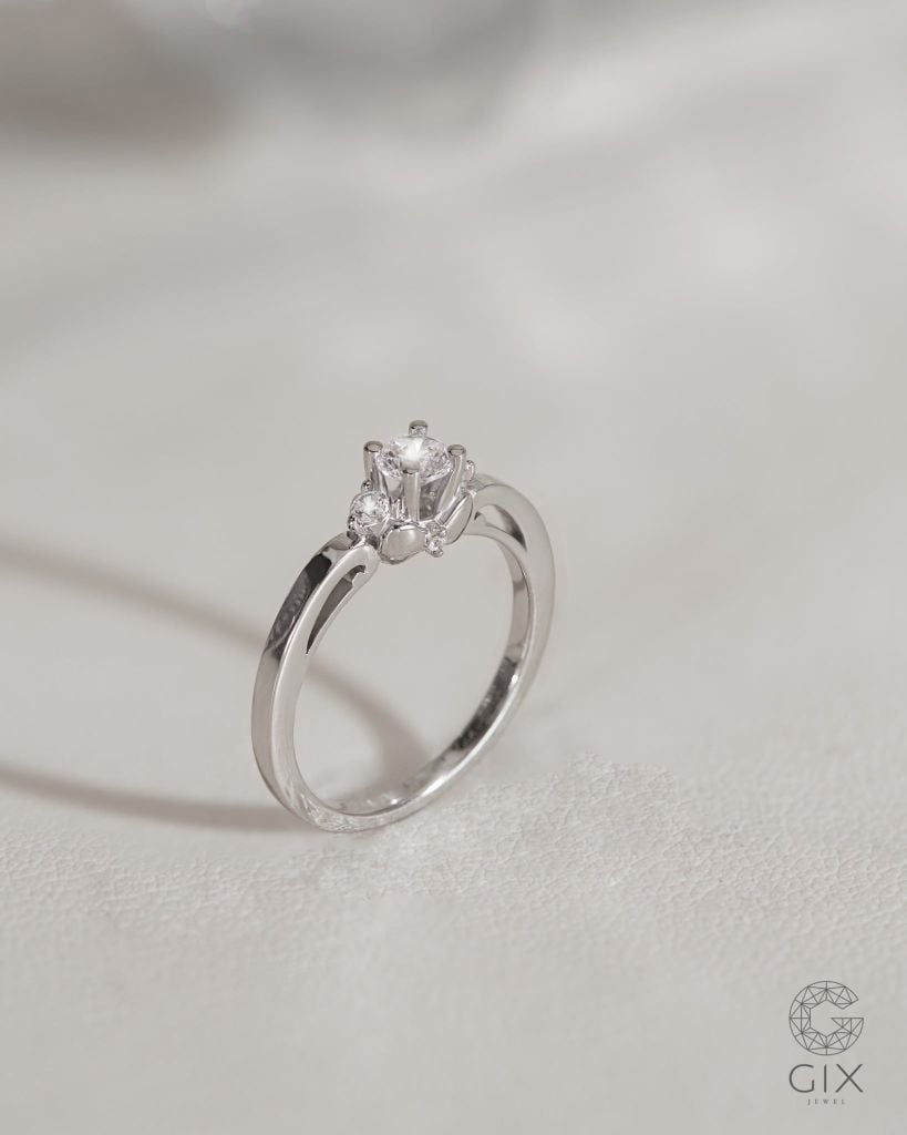 Nhẫn cầu hôn vàng 18k Bow Promise | Gix Jewel 