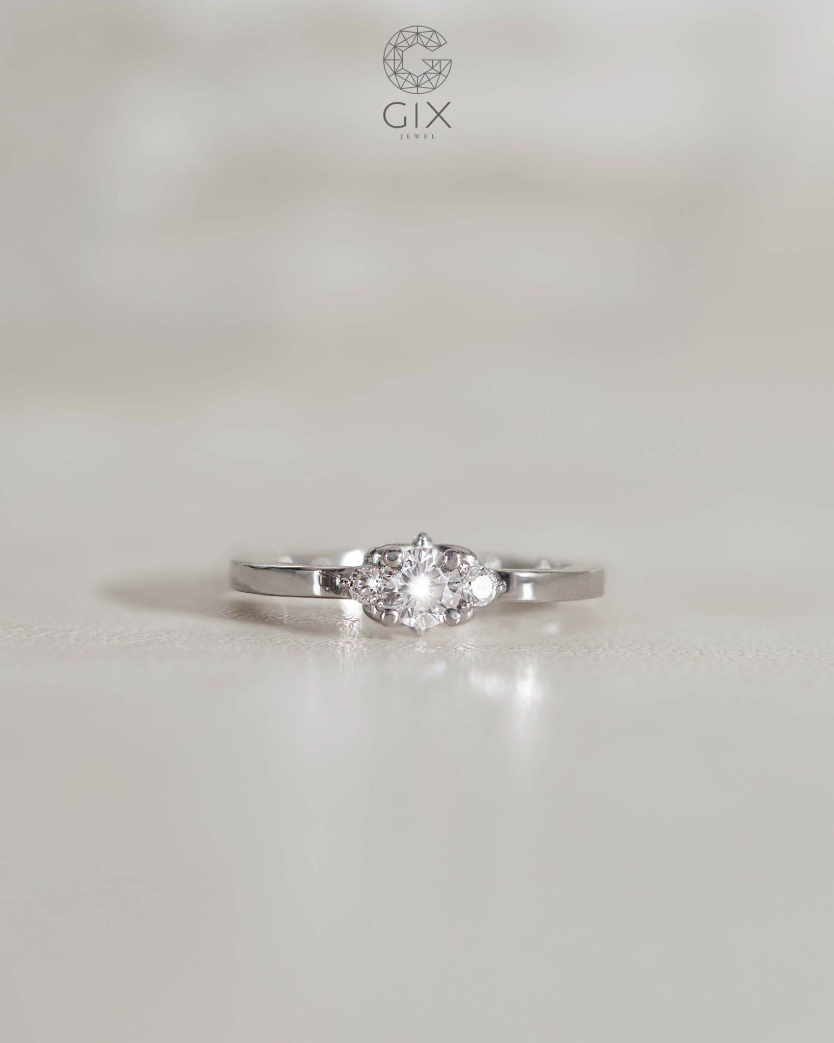  Nhẫn cầu hôn vàng 14k Bow Promise | Gix Jewel 
