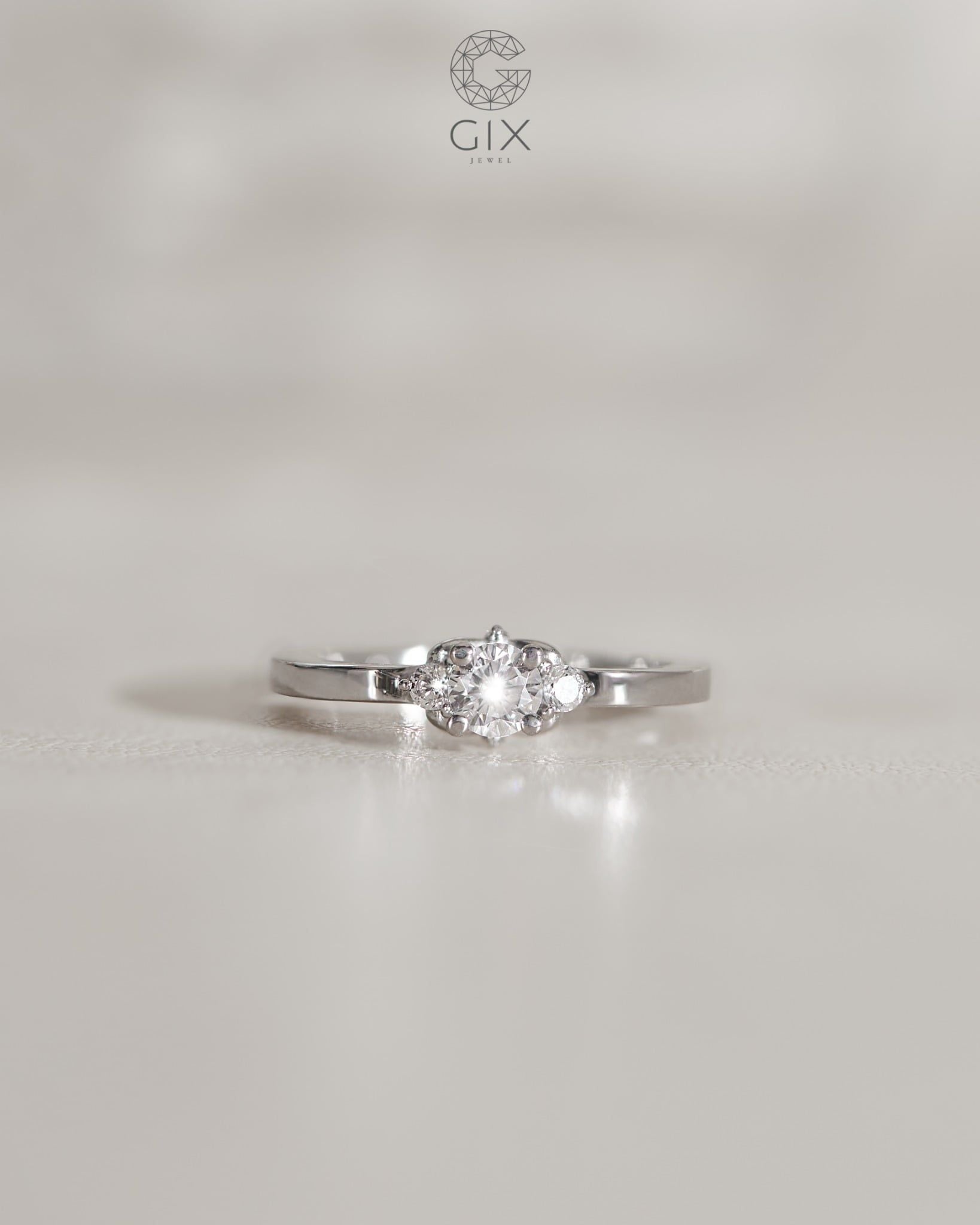  Nhẫn cầu hôn bạc Bow Promise | Gix Jewel 