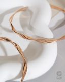  Vòng tay đôi nam nữ dáng cuff hở đai xoắn vô cực | Gix Jewel 