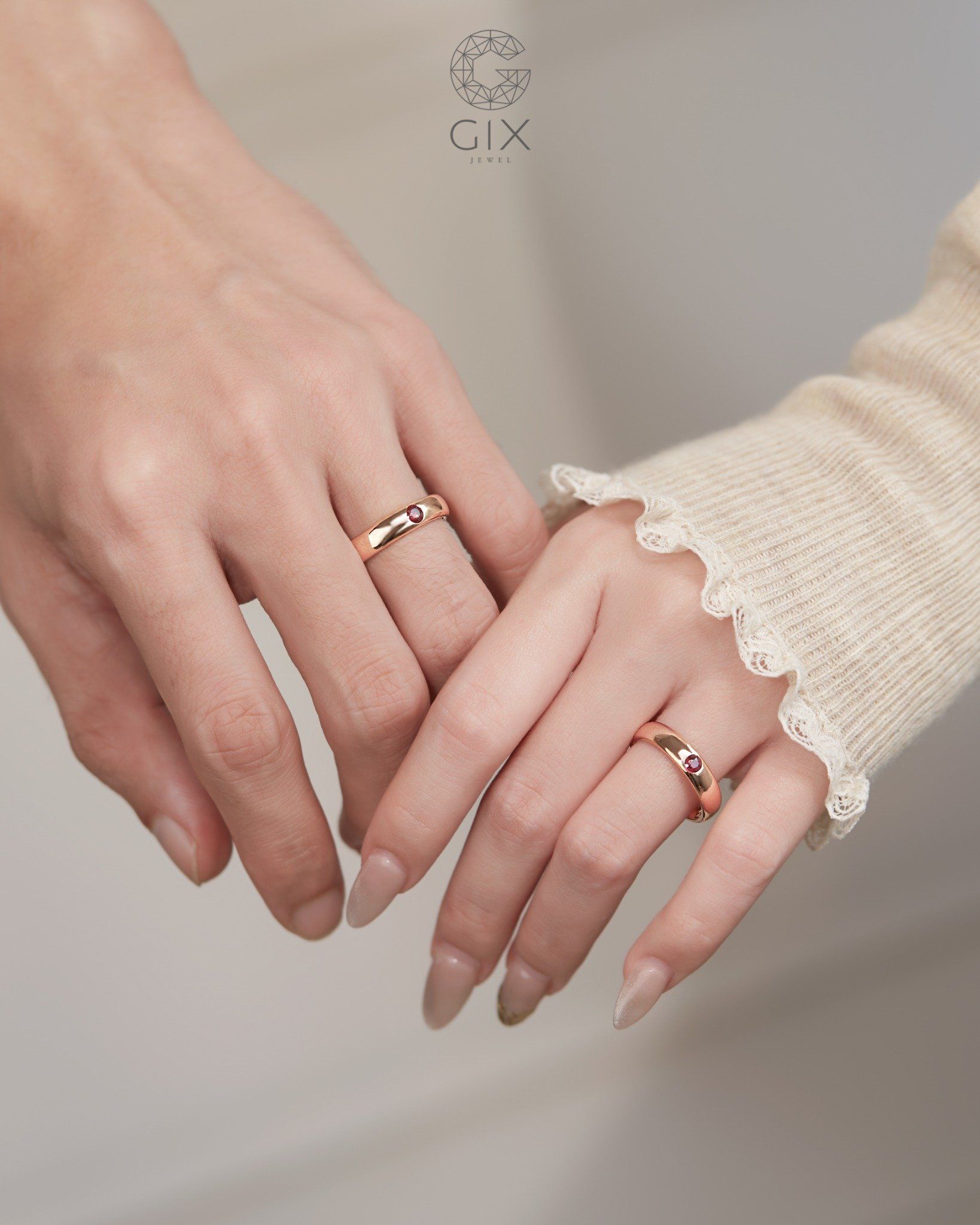  Nhẫn cưới Caelora - GCR25050148 | Gix Jewel 