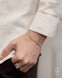  Vòng tay nam Curban bạc 925 đẹp đeo cá tính Gix Jewel 
